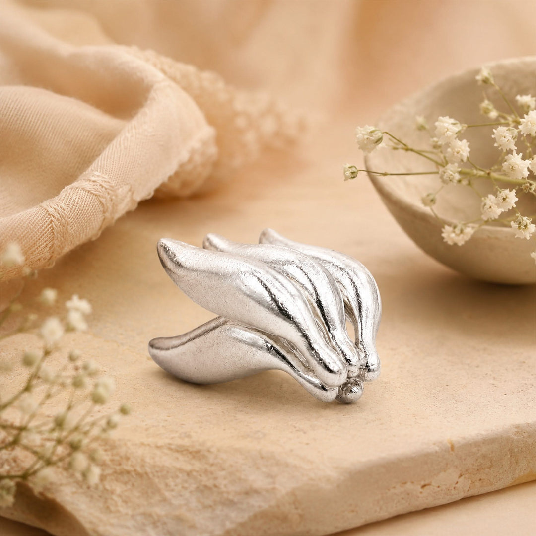 925 Sterling Silver Banana Blossom Idol