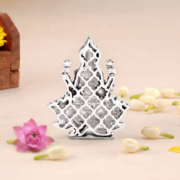 925 Sterling Silver Goddess Lakshmi Idol