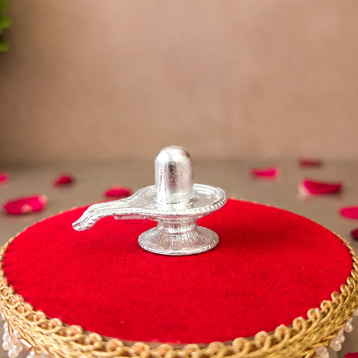 925 Sterling Silver Shivling Idol