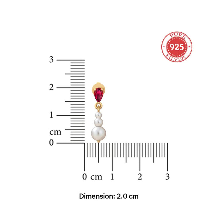 Unniyarcha Pearl Grace Drop Earrings