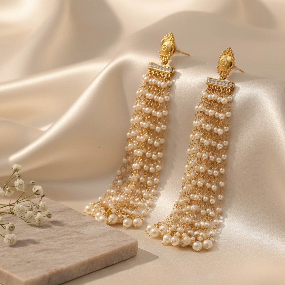 Beautiful Pair of Silver Earrings at Unniyarcha