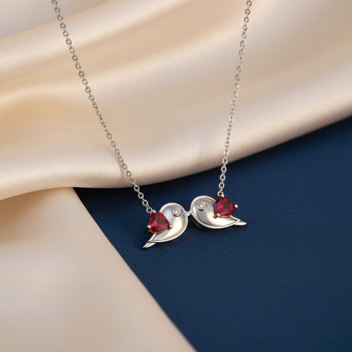 Unniyarcha 925 Pure Silver Eternal Companions Necklace