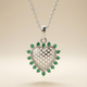 Silver Heirloom Heart Necklace