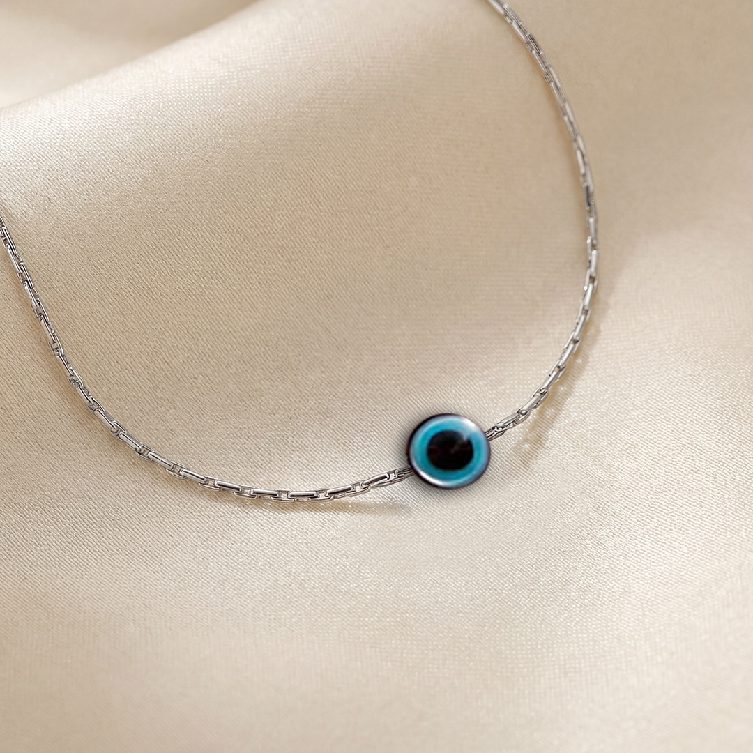 92.5 Silver Evil eye Bracelet