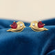 Unniyarcha 925 Pure Silver Forever Lovebirds Earrings