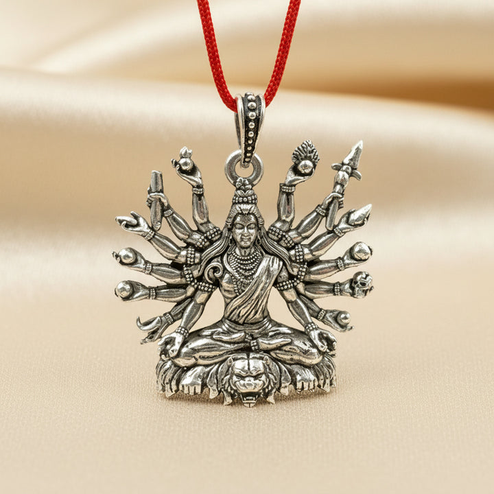 Silver Lord Shiva Mahashakti Pendant
