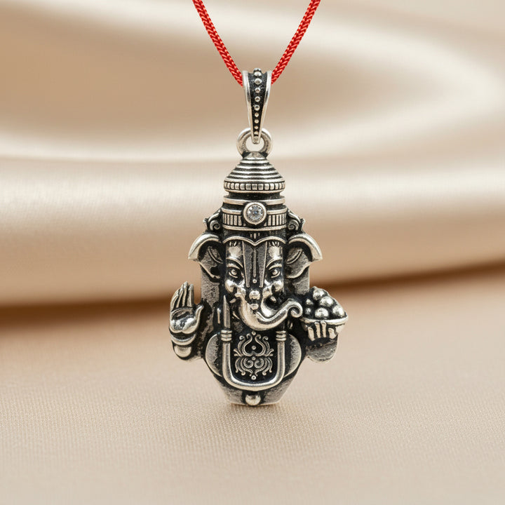 Divine Ganesha Silver 925 Pendant