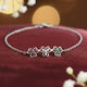 92.5 Silver lucky flower Bracelet