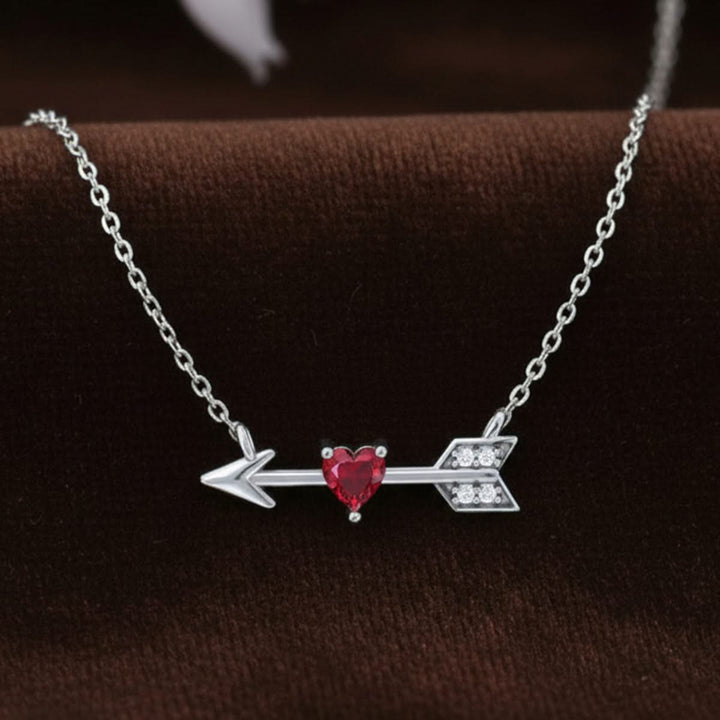 92.5 Silver Cupids Arrow Necklace