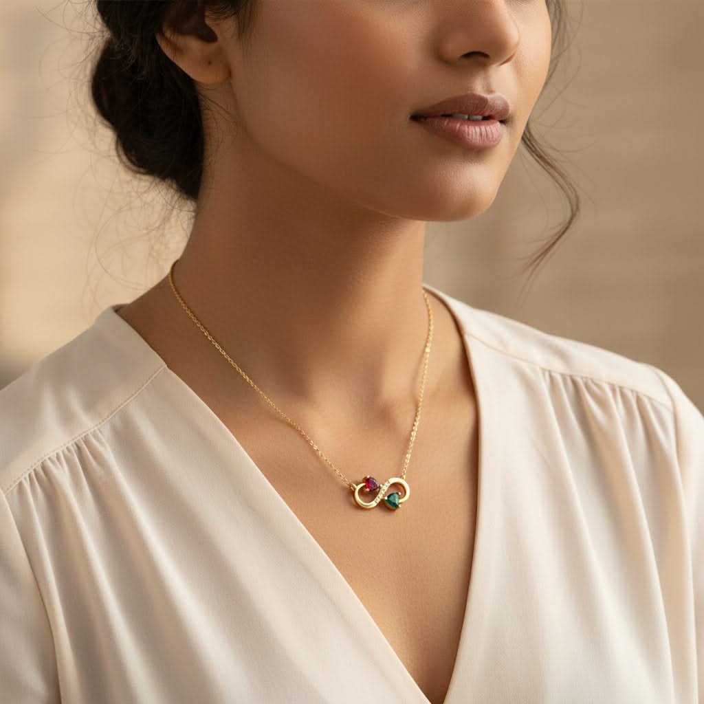 Silver Infinite love Necklace