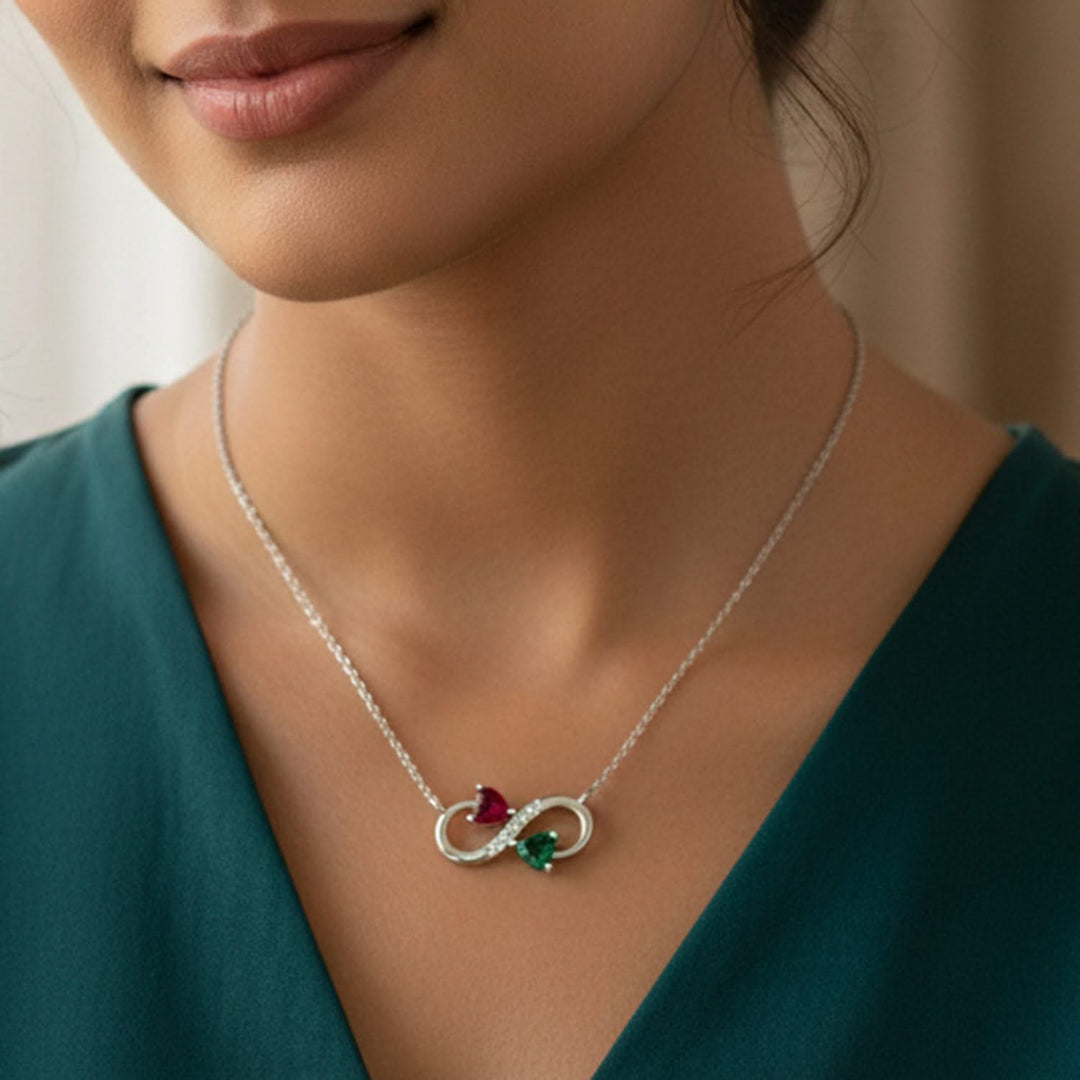 Silver Infinite love Necklace