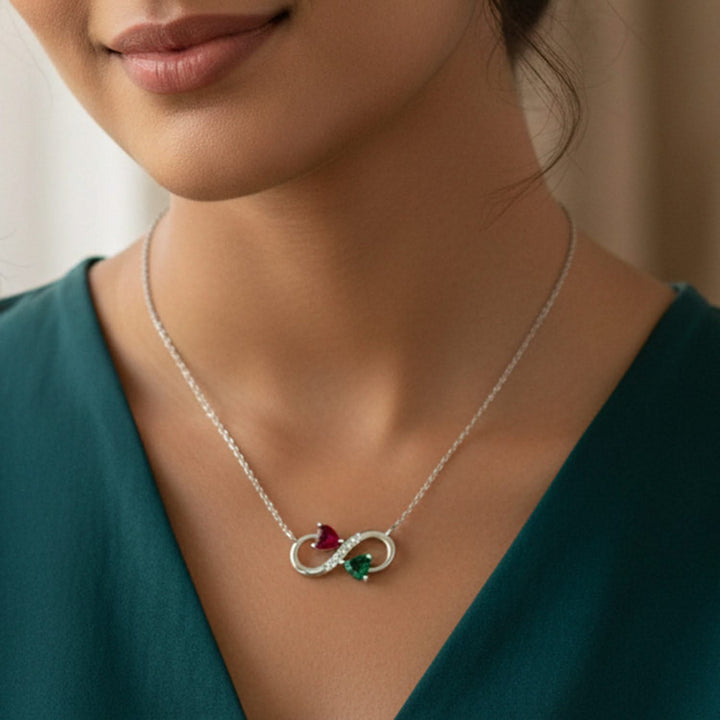 Silver Infinite love Necklace