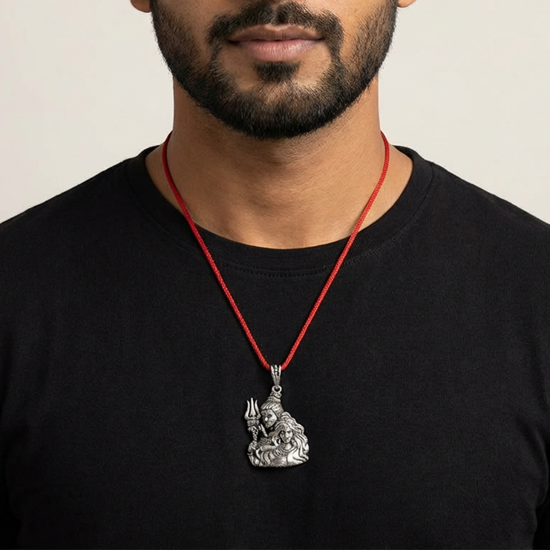 Silver 925 Gauri Shankar Pendant