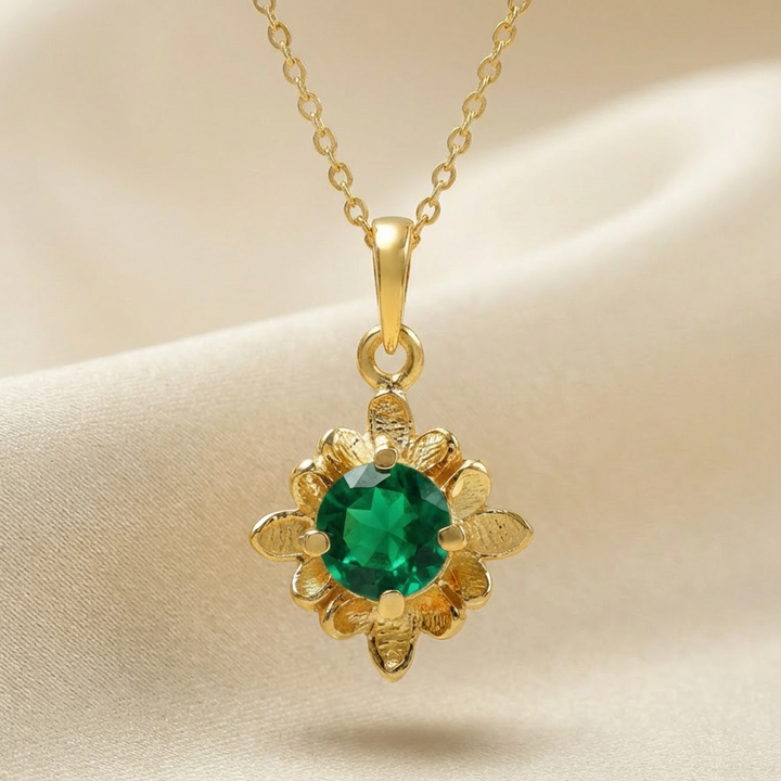 Silver 92.5 Flora Necklace