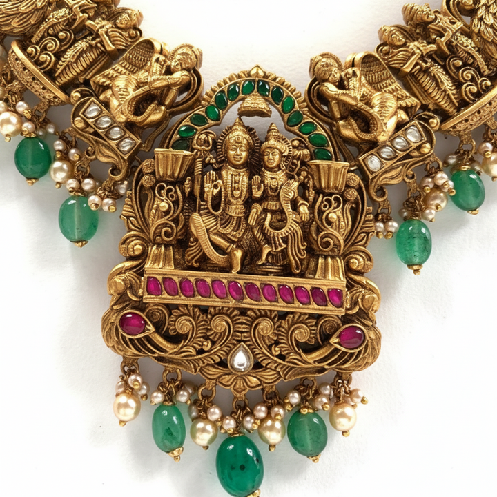 Silver 925 Gauri Shankar Haaram