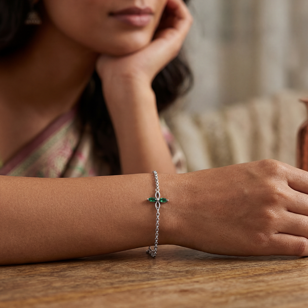 92.5 Green Bracelet