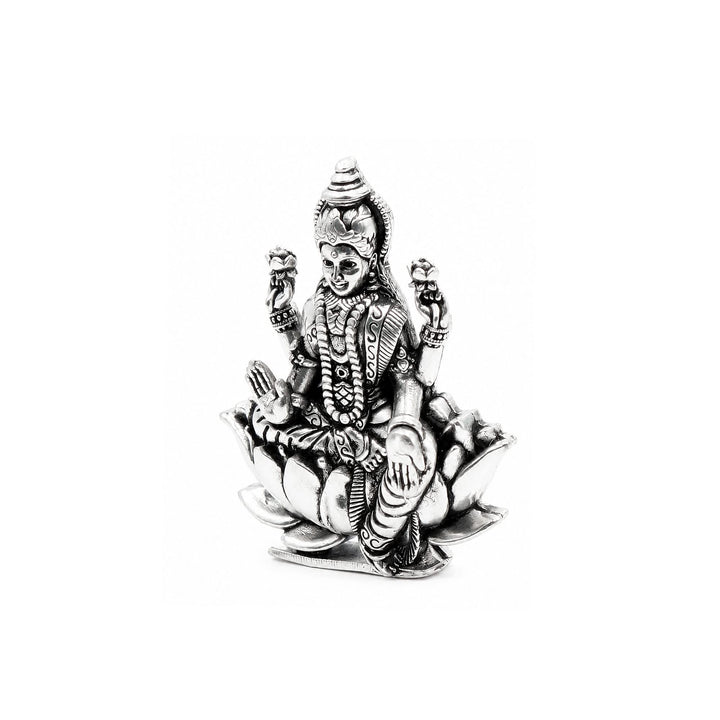 925 Sterling Silver Goddess Lakshmi Idol