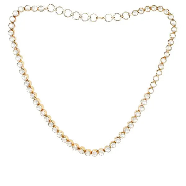 Elegant Single strand jadau necklace