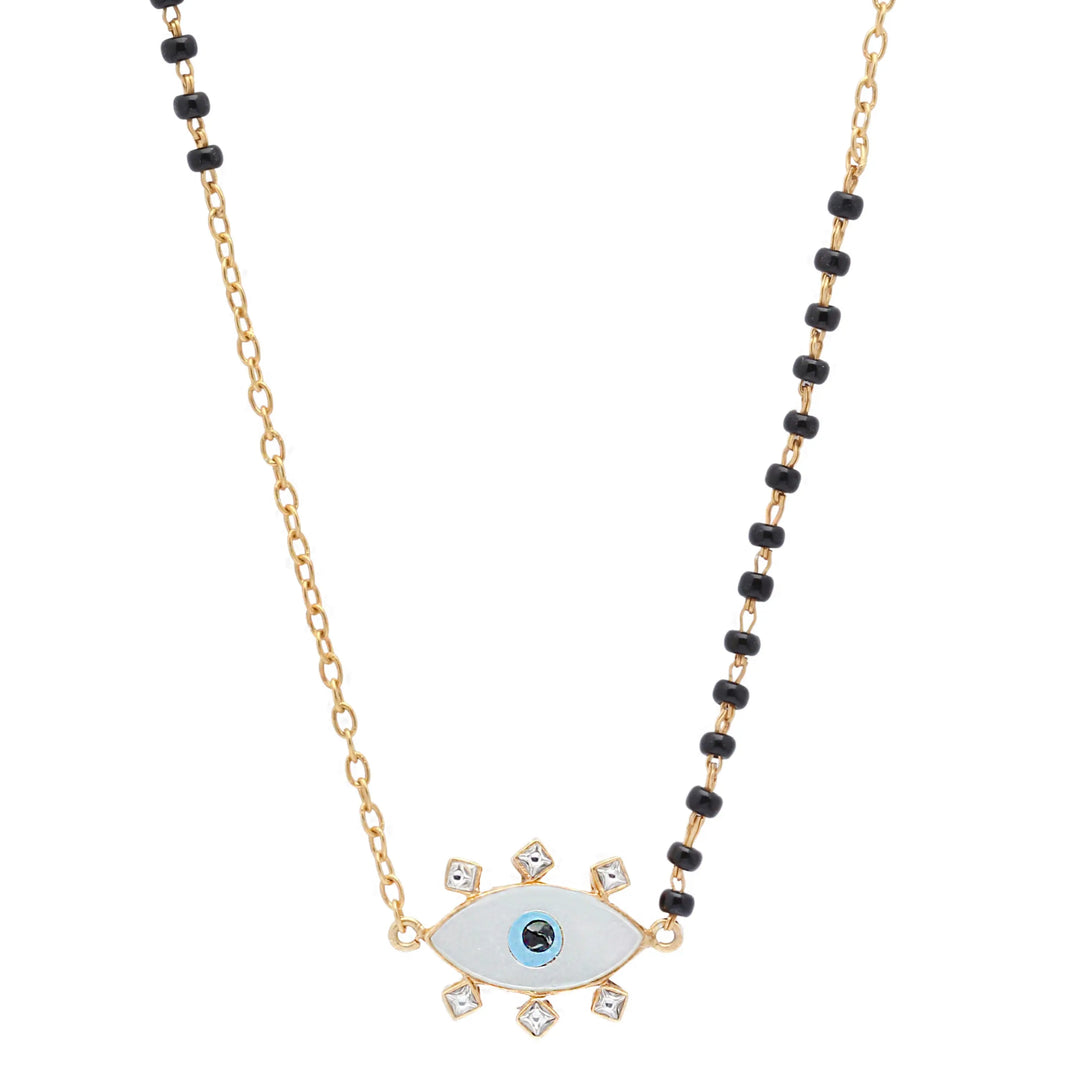 Evil Eye with Stone Mangalsutra Necklace