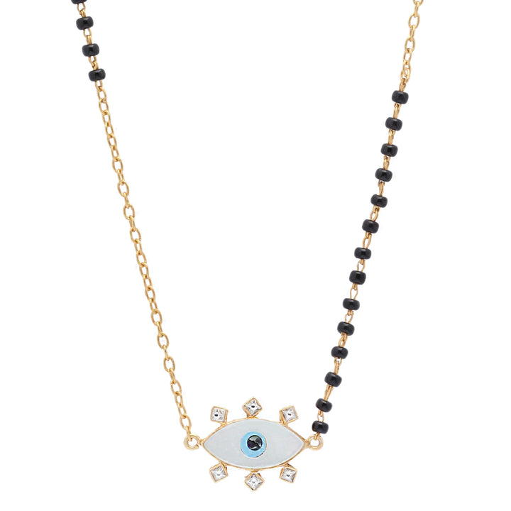 Evil Eye with Stone Mangalsutra Necklace