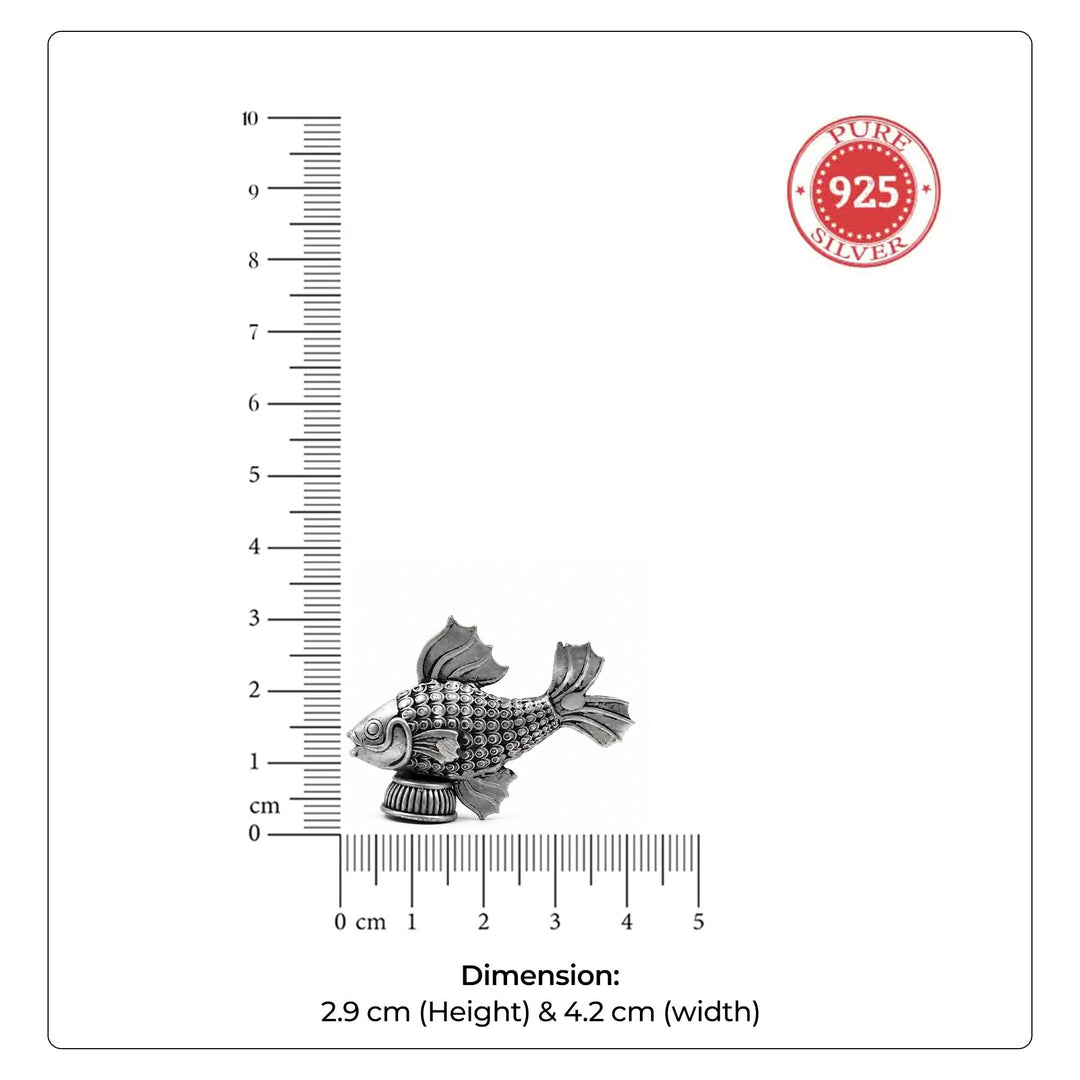 925 Sterling Silver Vastu Fish
