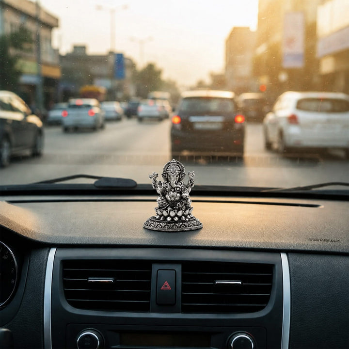925 Sterling Silver Lord Ganesha Idol
