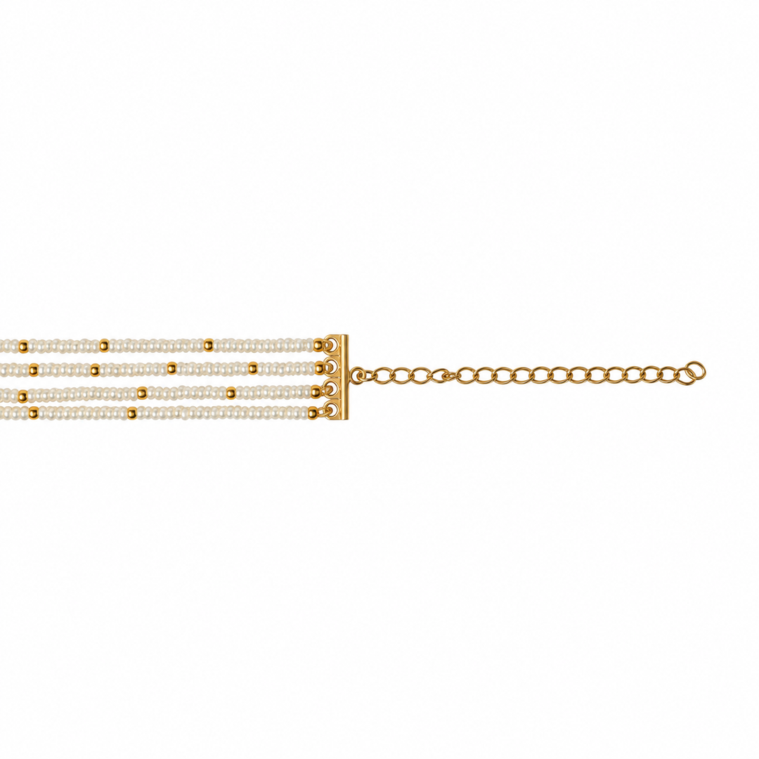 Silver 925 Dhan Lakshmi Heirloom Pearl Necklace
