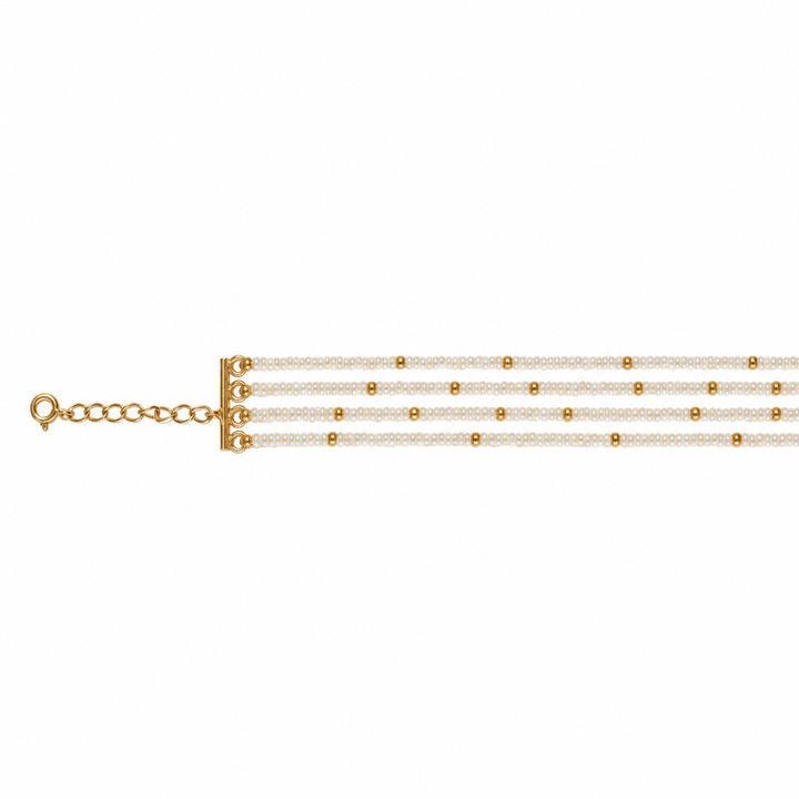Silver 925 Dhan Lakshmi Heirloom Pearl Necklace
