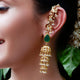 Swan Silver Majestic Jhumka