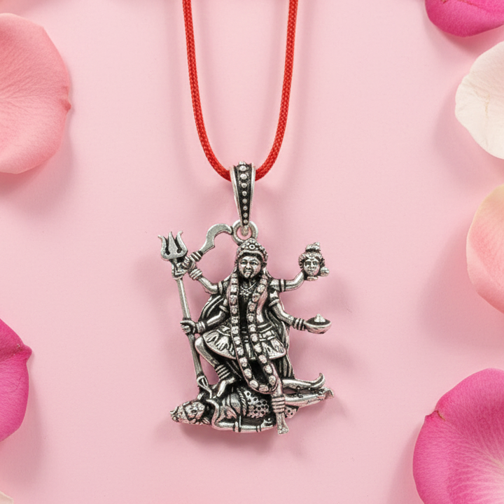 Silver Maa Kali Pendent