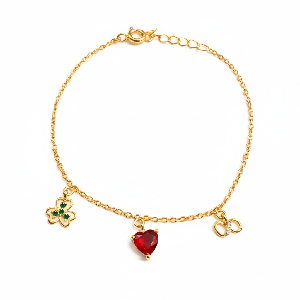 Silver Love charm Bracelet