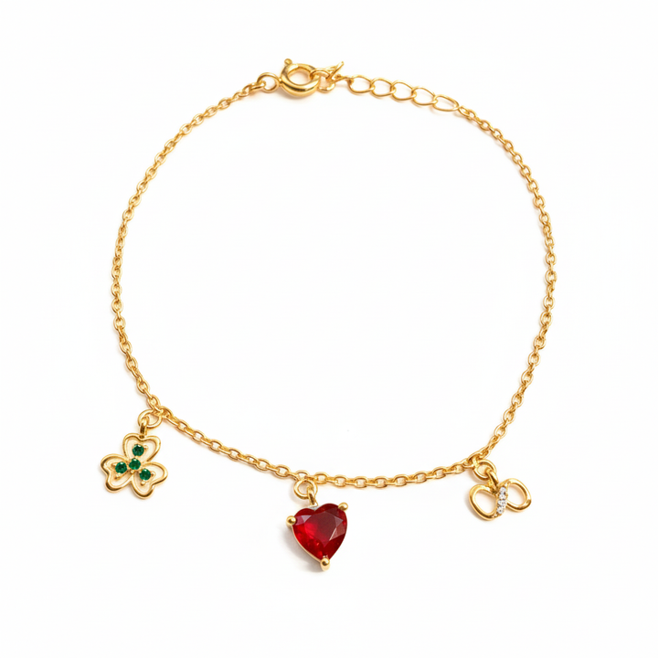 Silver Love charm Bracelet