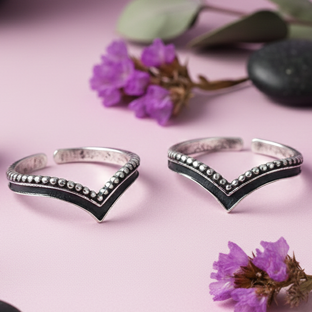 92.5 Sterling Silver BOHO Venki toe rings