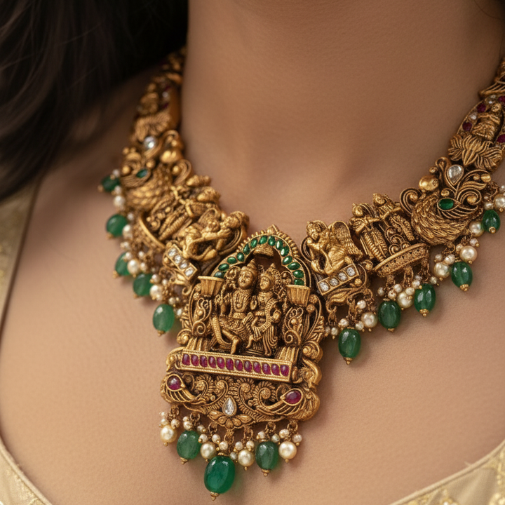 Silver 925 Gauri Shankar Haaram