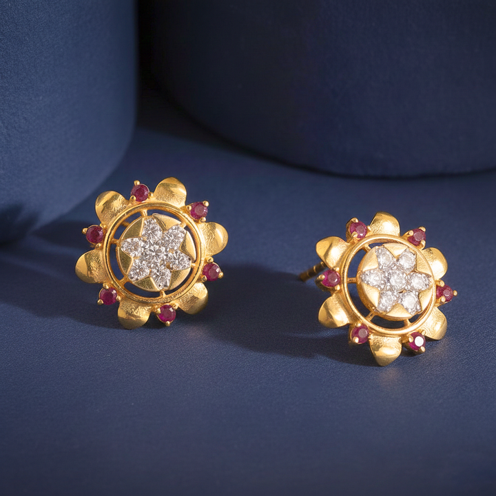 Gold plated Silver Earring