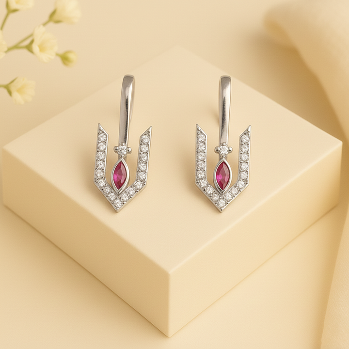 92.5 Silver Vishnu Tilak Bugadi(Clip on)