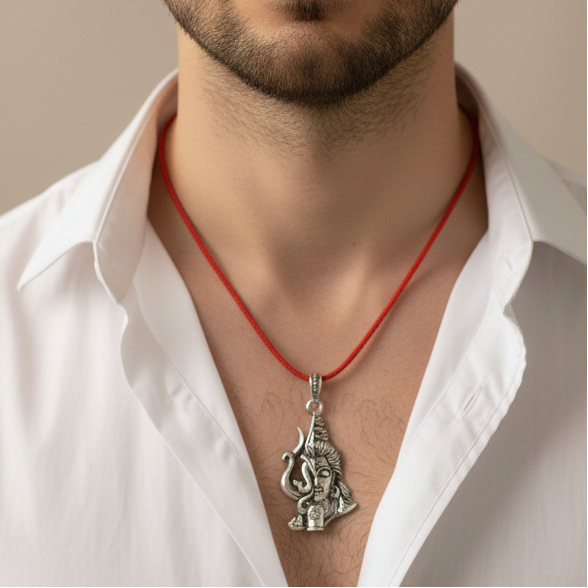 Silver 925 Divine Shiva Fusion Pendant
