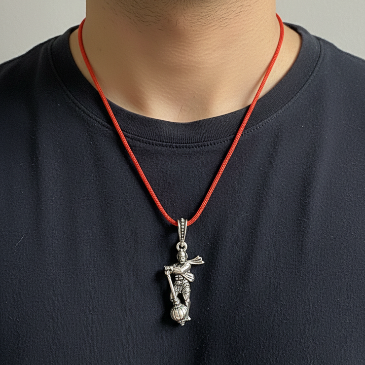 Silver Shree Hanuman Pendant