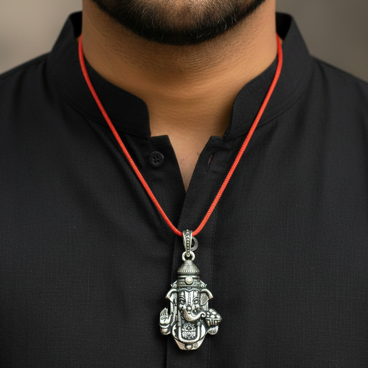 Divine Ganesha Silver 925 Pendant