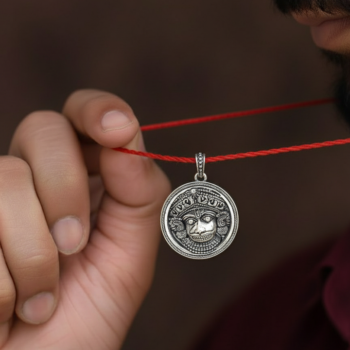 Silver 925 Anjaneya Pendant