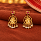 Silver 925 Shree Ganesh Pearl Drop Earrings