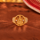 Silver 925 Dhan Lakshmi Zircon Statement Ring