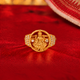 Silver 925 Dhan Lakshmi Zircon Statement Ring