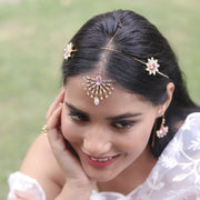 Gulabo Silver 92.5 2 IN 1 Head Band And Necklace