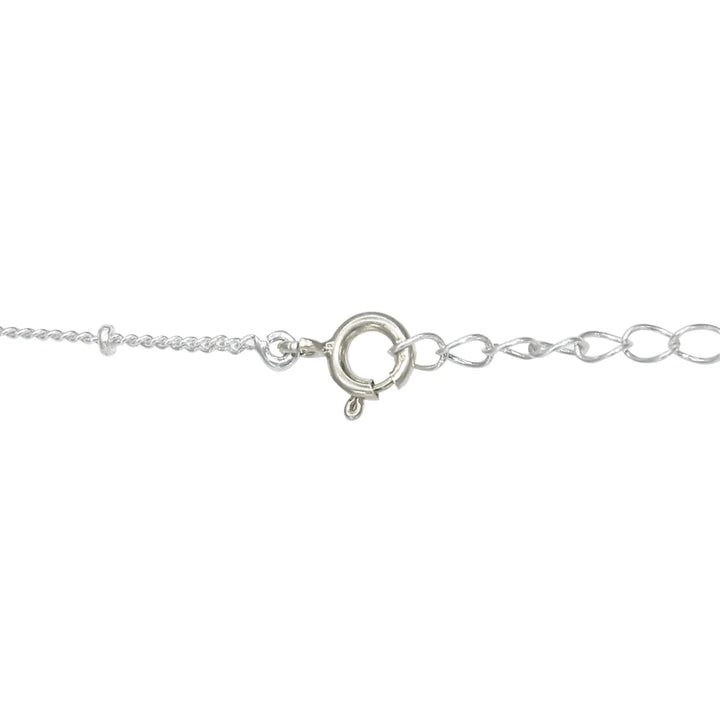 Gulabo Silver Lock Necklace
