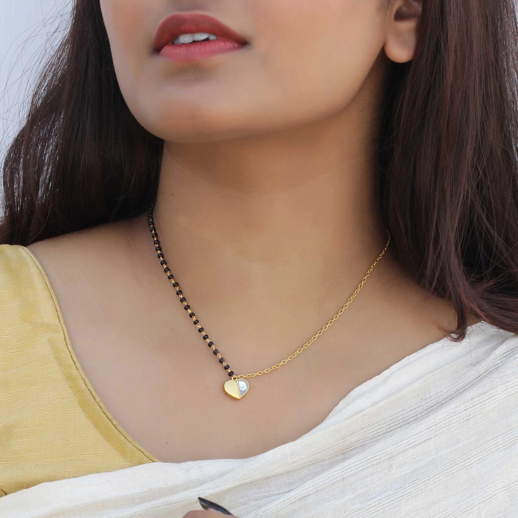 Half chain half on sale mangalsutra