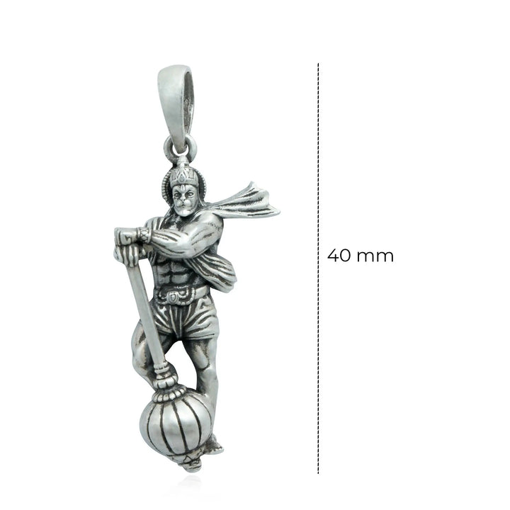 Hanuman Ji 92.5 silver Pendant