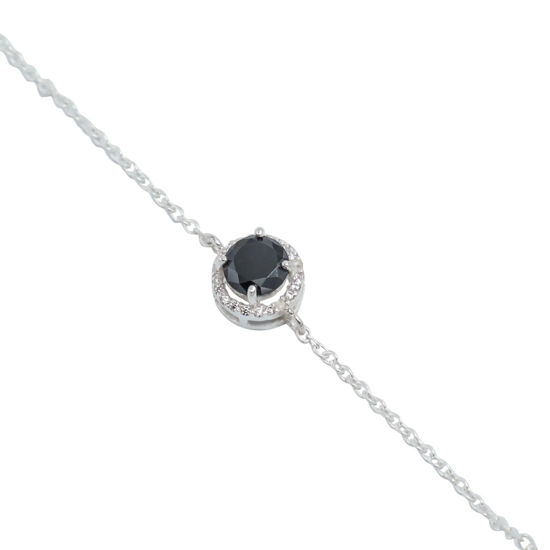 Harmony duet 92.5 silver Onyx bracelet