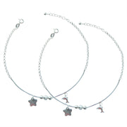 Dolphin And Star Silver 92.5 Anklet