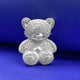 Silver Teddy Bear Brooch